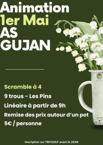 Animation-1er-mai-AS Nos compétitions As Golf de Gujan-Mestras